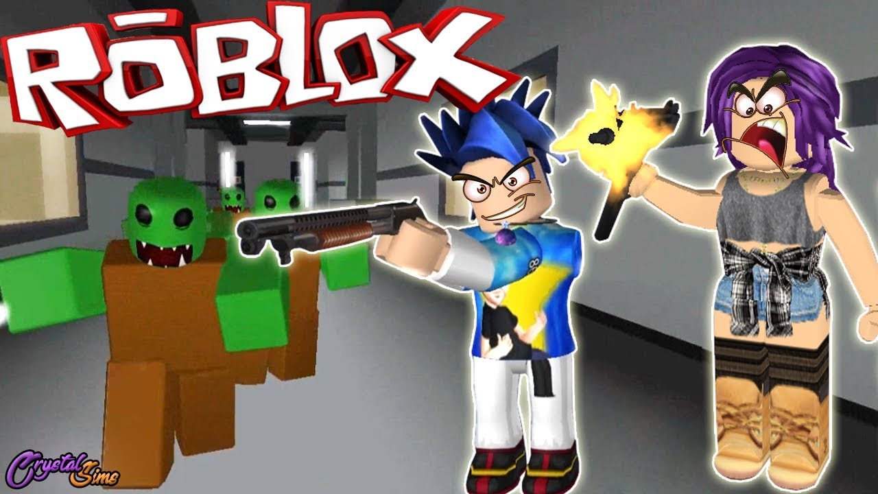 El Ataque De Los Zombies Zombie Attack Roblox Crystalsims Youtube - zombie attack roblox amino en espanol amino