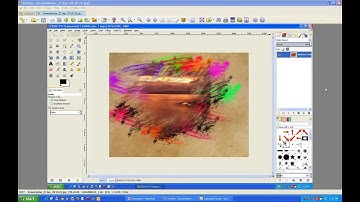 Splatter Paint Border