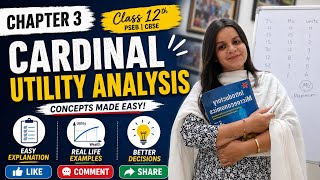 📚 Cardinal Utility Analysis Part 1 | TU, MU & Numericals | Class 12 PSEB + CBSE#econbysurbhi#pseb