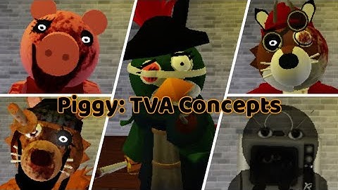 Piggy: TVA Concepts - All Jumpscares (Game created by: Niocho2020)