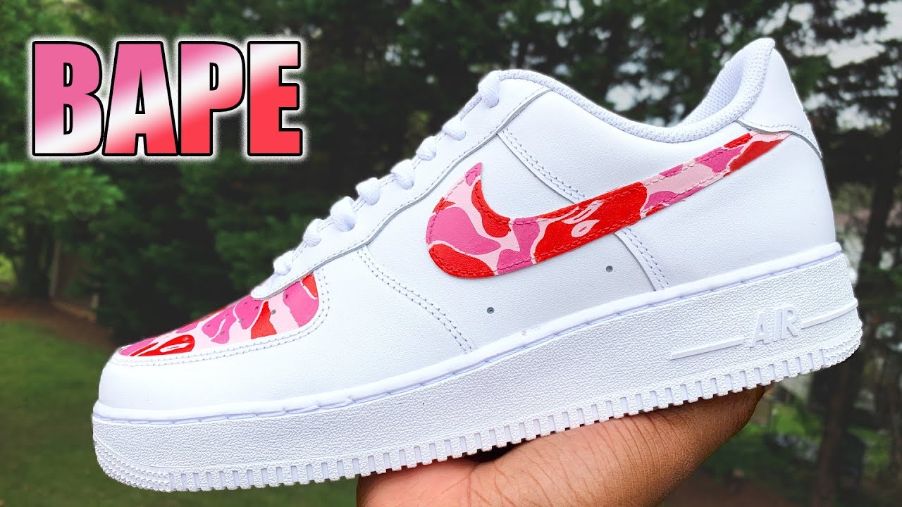 bape air force 1s