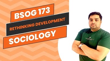 BSOG 173 | RETHINKING DEVELOPMENT | IMPORTANT QUESTIONS MARATHON IGNOU WALAY AJAY SIR