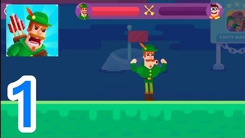 Bowmasters Gameplay - Walkthrough - Part 1- Duels - (Android & IOS)