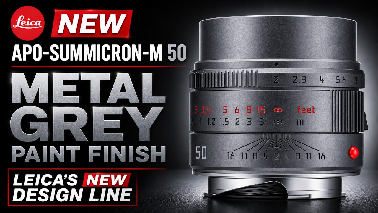 New Leica Apo-Summicron-M 1:2/50 Metal Grey - Leica's New Design