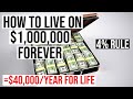 How to Live on a Million Dollars Forever