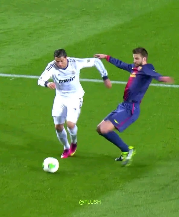 Ronaldo vs Pique - The Battle 🇵🇹🇪🇸