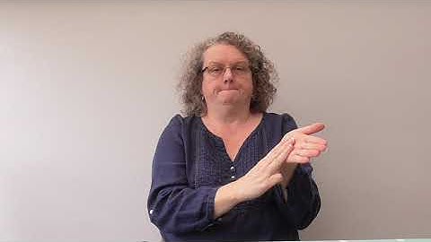 Right handed finger-spelling in British Sign Language (BSL)