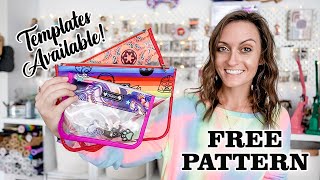 Making The Curved Clear Bottom Zip Pouch Using Acrylic Templates From Shop OklaRoots!