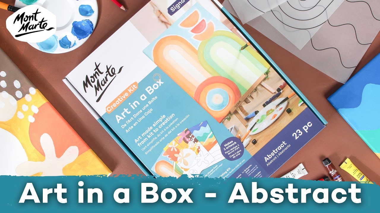 Art in a Box Creative Kit Signature 23pc Abstract product demo