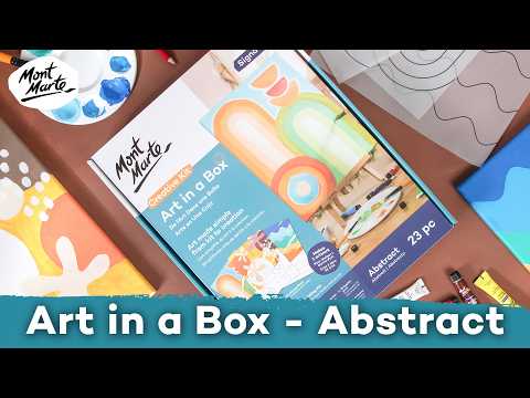 Art in a Box Creative Kit Signature 23pc Abstract product demo