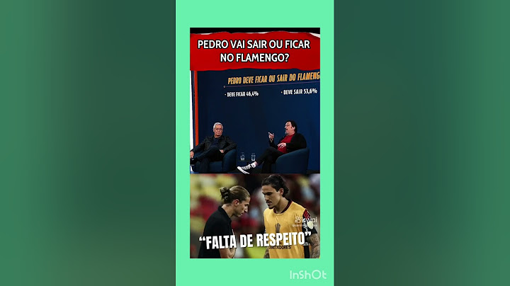 veja esse debate sobre o Pedro  Será que o Pedro sai do Flamengo ou fica