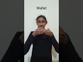Wallet #indiasignlanguage #englishwords #searchengineoptimization #wallet