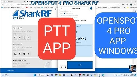 OPENSPOT 4 PRO - APP on WINDOWS LAP TOP CROSSMODE