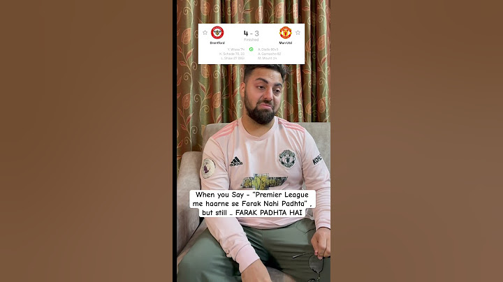 Brentford 4-3 Manchester United in the Premier League