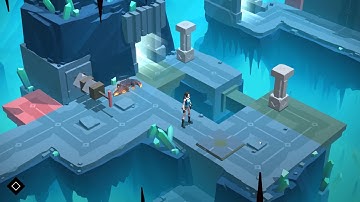 Lara Croft GO The Cave of Fire - Walkthrough 8 - A Crystal Cavern