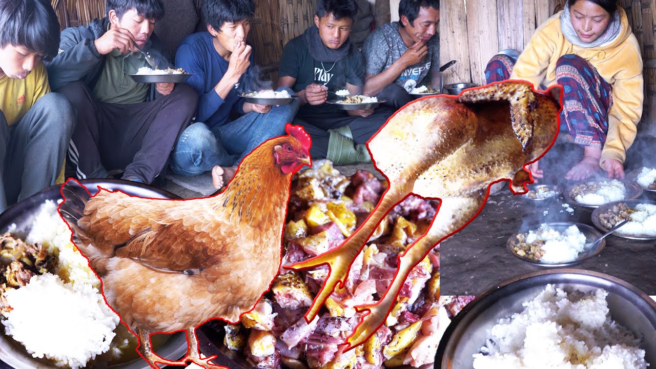 manjita cooks chicken curry & rice for all friends in her shed @manjitacooking