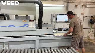 Homag "KDF 440 C" Edgebander with Air Tec, Return Conveyor, and Dust Collector