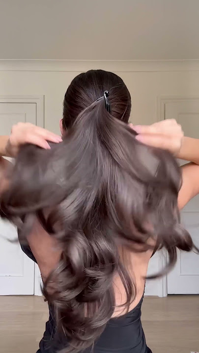 Get more ponytail height & volume with a banana clip #hairstyle