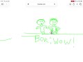 Sky and Kevin captured all line riders (Except Bok) | Line rider buds