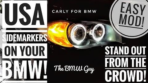 How to Activate *US SIDEMARKERS* on YOUR BMW!