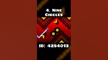 The Top 5 BEST Geometry Dash Hard Demons | Geometry Dash 2.2 #shorts #geometrydash #gd