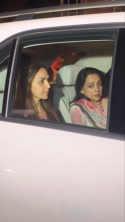 Hema Malini daughter Esha & Ahana pray to God for good health of father #shorts #youtubeshorts