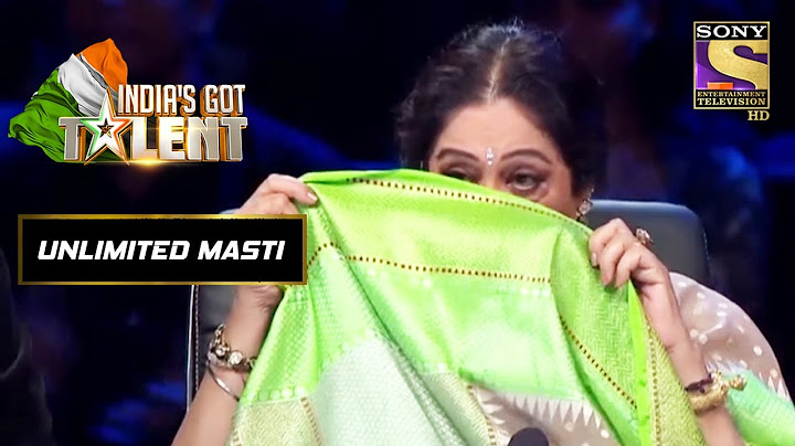 Kirron जी ने डर के मारे छुपा ली अपनी आँखें पल्लू में | India's Got Talent Season 6 | Unlimited Masti