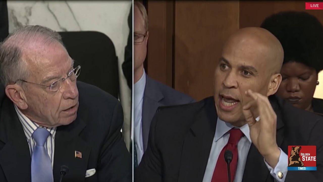 Democrat senator Cory Booker does the Most DISGUSTING thing at Brett Kavanaugh Hearing supreme court kavanaugh results