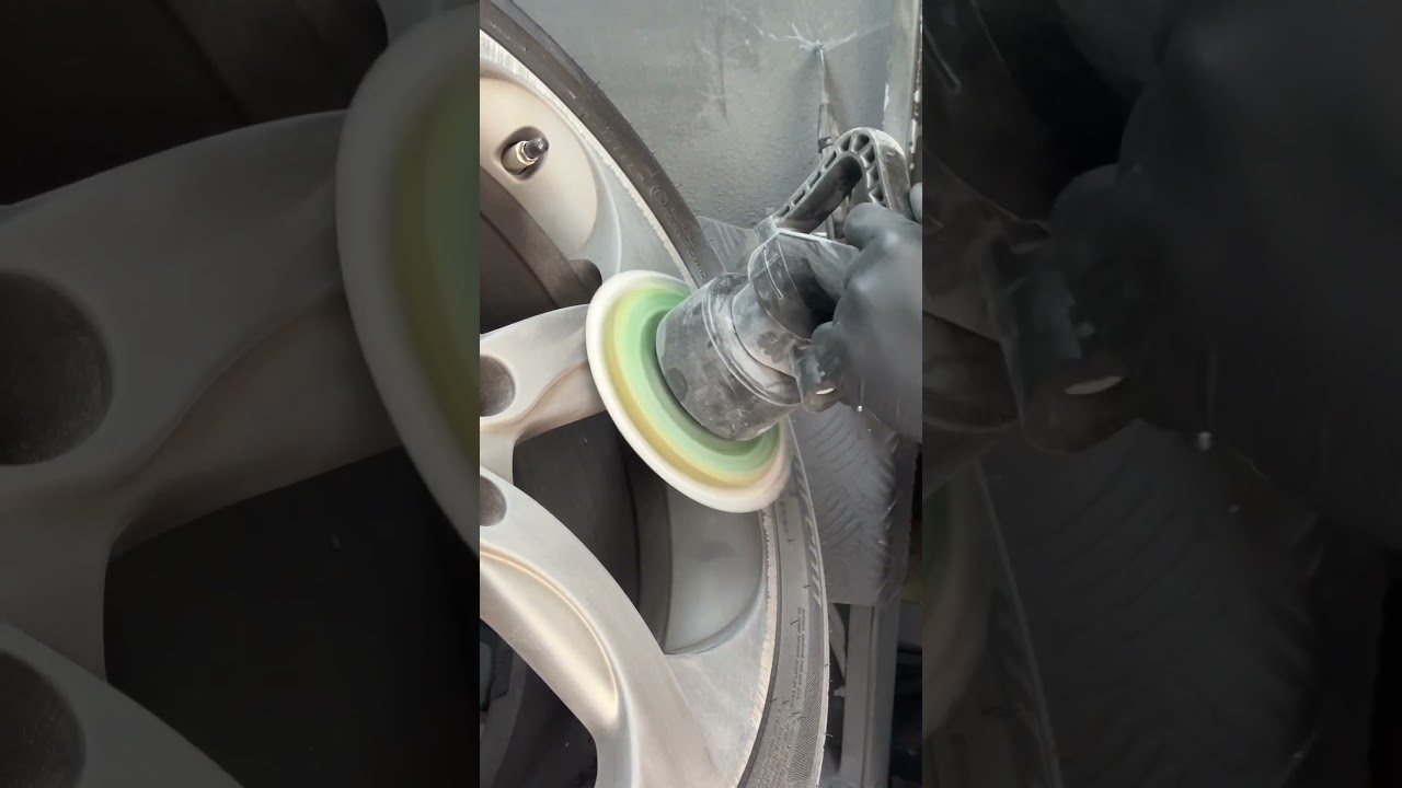 Watch our tech sands an alloy wheel with an air sander 💨✨