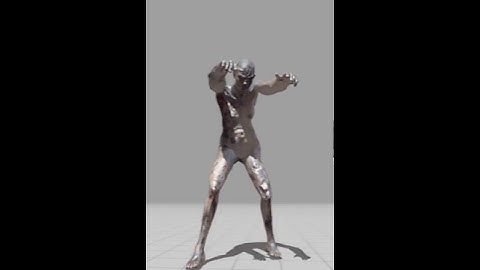 3D Animation - zombie