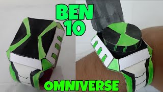 how to make ben 10 omniverse omnitrix out of paper