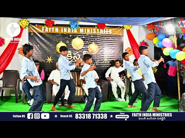 SAMBARALU CHESEDHAMA 4K I Dance by Faith India Boys I Hanok Raj I Adbutha Shunemi Raj I Christmas class=