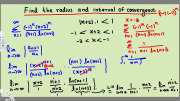 Interval and Radius of Convergence for a Series, Ex 6 - Integral Calculus