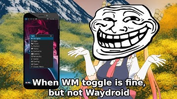 SXMO Switching WMs is fine, but Waydroid Hates Disk Encryption