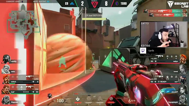 Tarik reacts to INSANE NINJA DEFUSE by C9 leaf