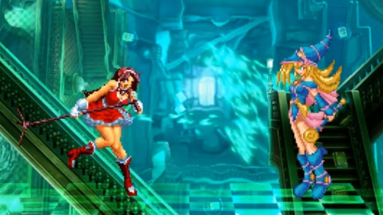 M.U.G.E.N. Athena Asamiya 2k3 XI Battles - Dark Magician Girl (Chuchoryu)