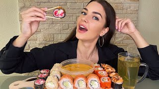 СВИДАНИЕ - ПОЛНЫЙ ПРОВАЛ🤦🏽‍♀️ ПЕРЕЕЗД | МУКБАНГ суши роллы Том Ям MUKBANG sushi rolls tom yam