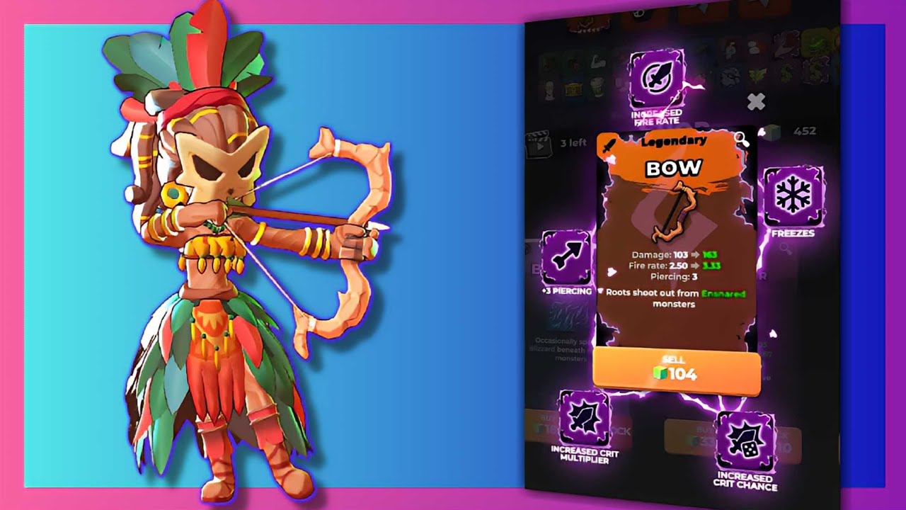 monster survivors | OP corrupted bow