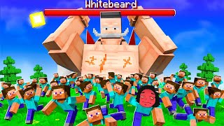 I Made 100 Players Simulate One Piece Minecraft