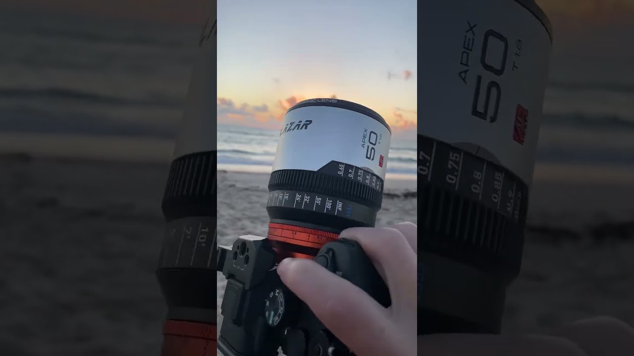 Testing Out The New Blazar 50mm F1 8 Anamorphic Autofocus Lens With Sony A7IV In Miami Beach