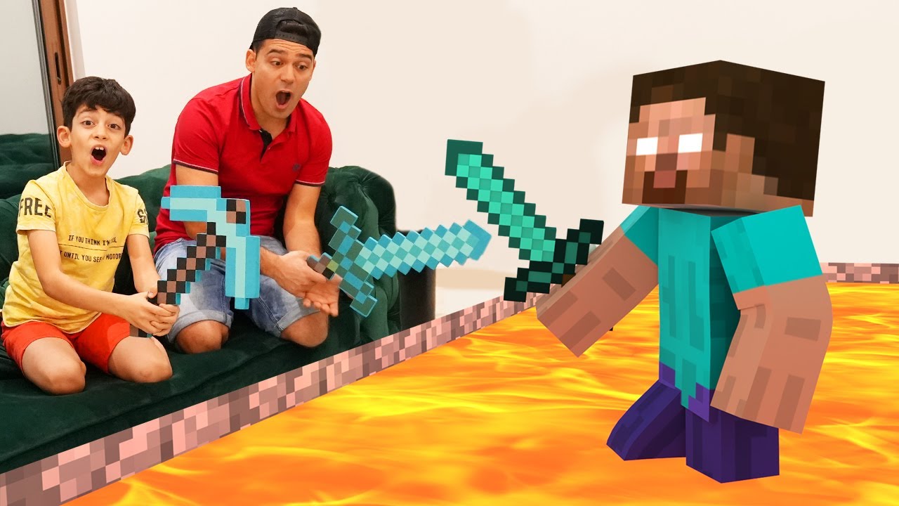 Jason Play Minecraft Game in House YouTube