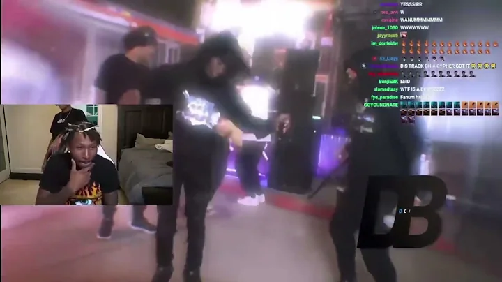 Duke Dennis reacts to Kai Cenat and Fanum verse on AMP Freshman Cypher.