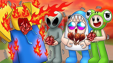 กบเลี่ยนหลามทรมาน Noob ให้กินพริกจนตาย! - Roblox