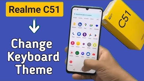 How to change keyboard theme in Realme C51, realme c51 set keyboard themes, keyboard theme settings