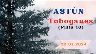 ASTUN  22-01-2024 - Pista TOBOGANES (pista 18) - Rosi, JM &amp; Joseba