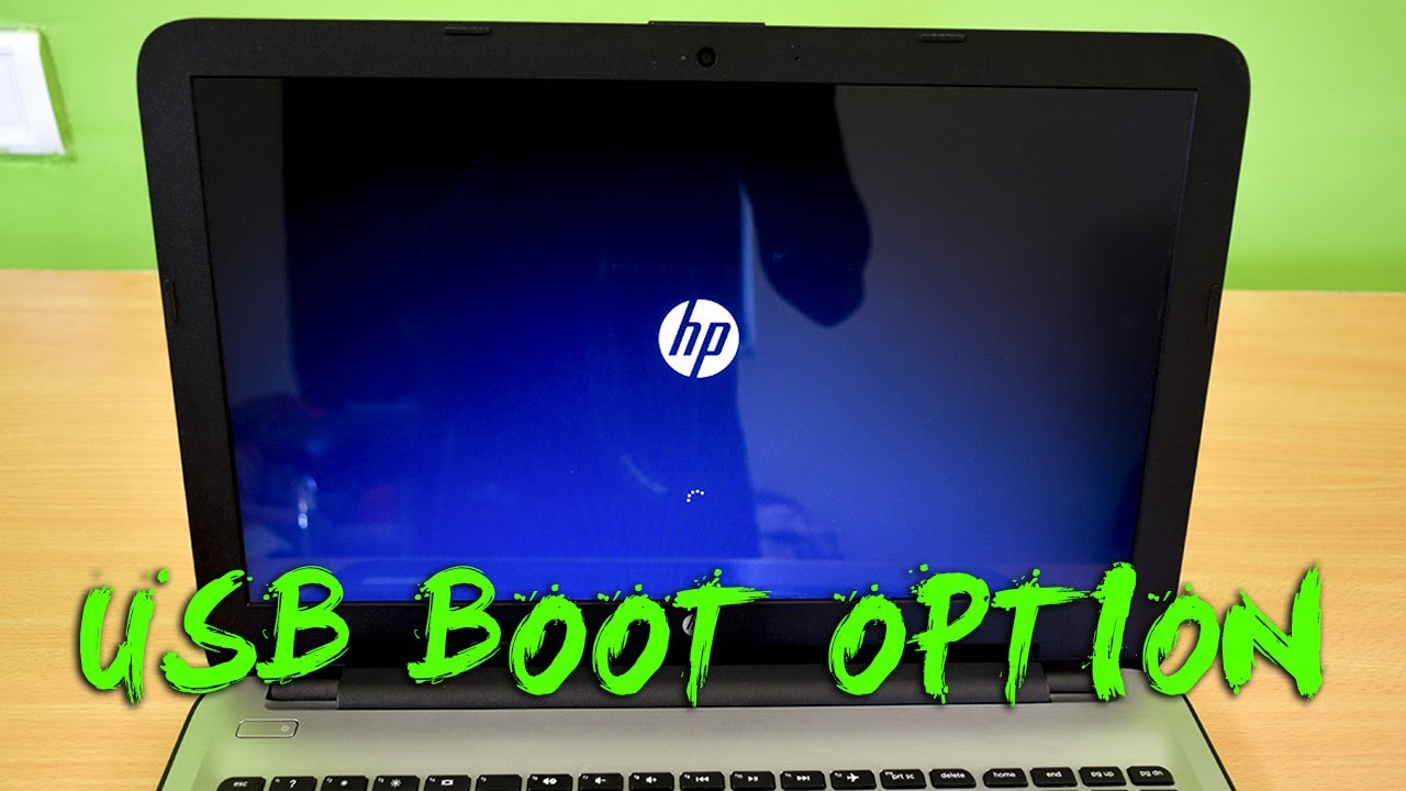 How To Install Windows 10 On Hp Notebook 15 From Usb (Enable Hp Laptop Boot Option)