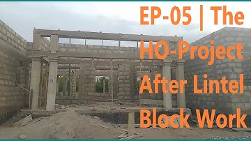 Building in Ghana | Ep-05 | Phil & Edem | After Lintel Block Work | #brightandclara #accra