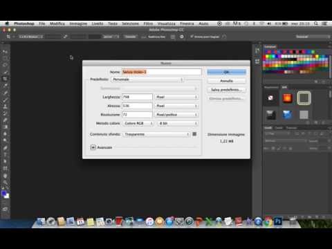 creare e applicare una filigrana con photoshop