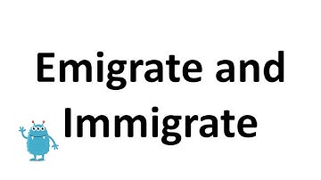 Emigrate or Immigrate