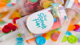 Annie's Fun List: Fun with Confetti Poppers